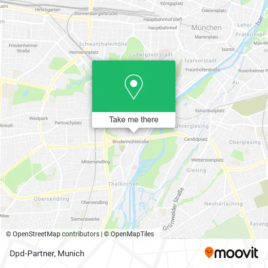 Карта Dpd-Partner