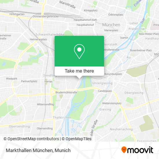 Карта Markthallen München