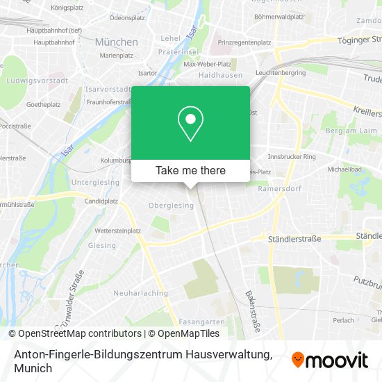 Карта Anton-Fingerle-Bildungszentrum Hausverwaltung
