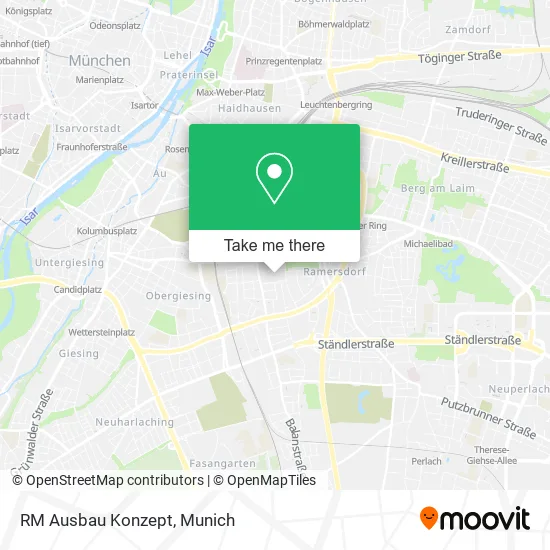 Карта RM Ausbau Konzept