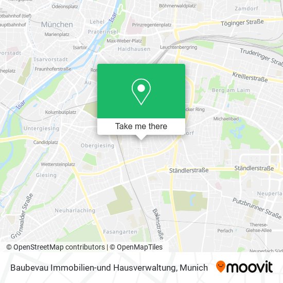 Baubevau Immobilien-und Hausverwaltung map