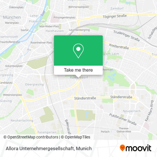 Allora Unternehmergesellschaft map