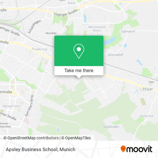 Apsley Business School map