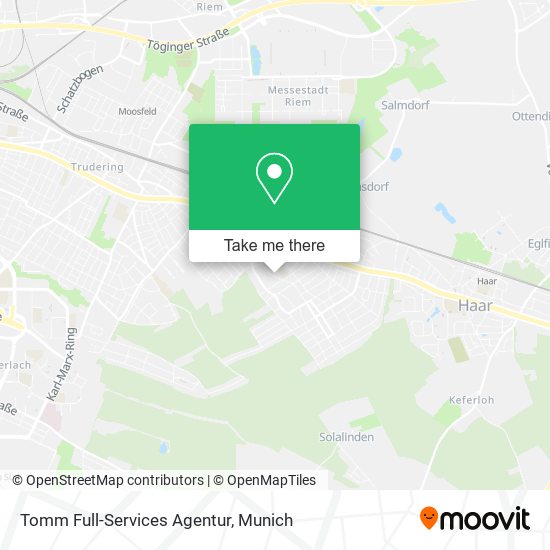 Tomm Full-Services Agentur map