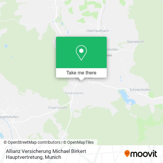 Allianz Versicherung Michael Birkert Hauptvertretung map