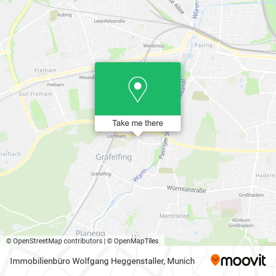 Immobilienbüro Wolfgang Heggenstaller map