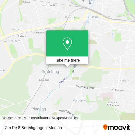 Карта Zm Pe 8 Beteiligungen