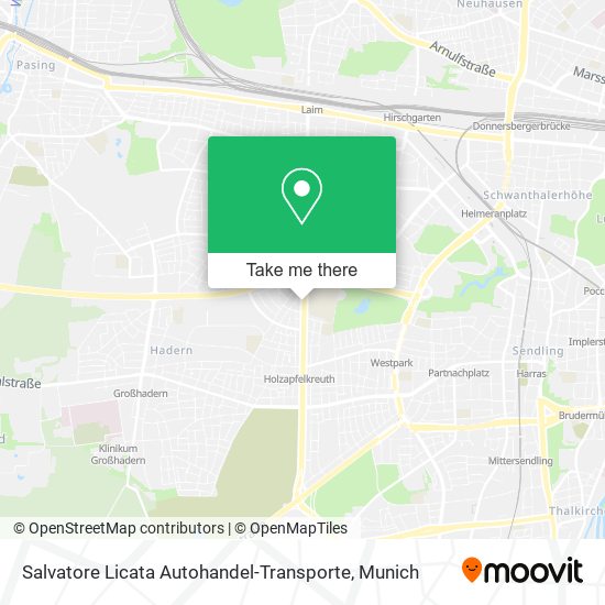 Salvatore Licata Autohandel-Transporte map