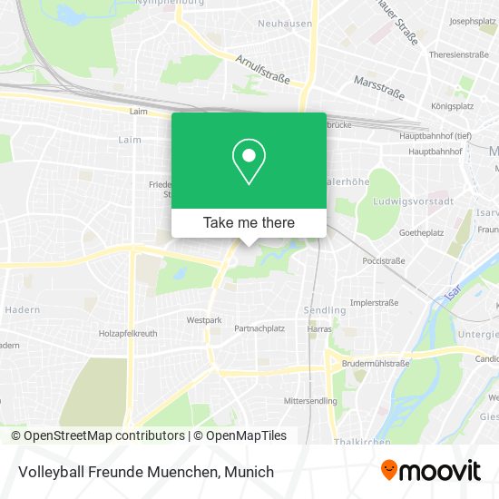Volleyball Freunde Muenchen map