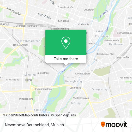 Newmoove Deutschland map