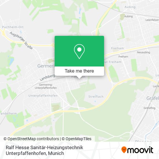 Карта Ralf Hesse Sanitär-Heizungstechnik Unterpfaffenhofen