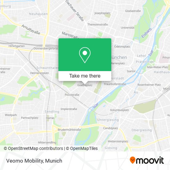 Veomo Mobility map