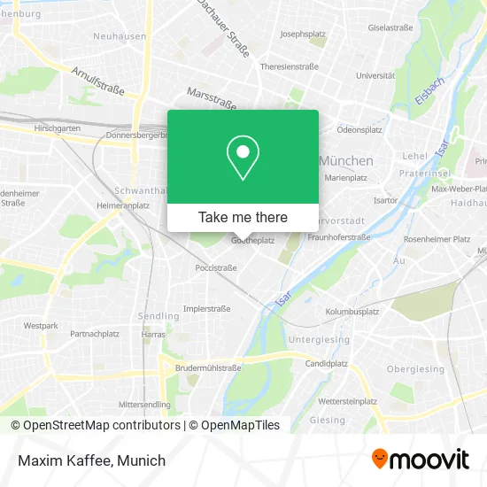 Карта Maxim Kaffee