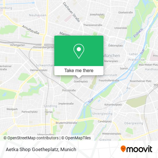 Aetka Shop Goetheplatz map