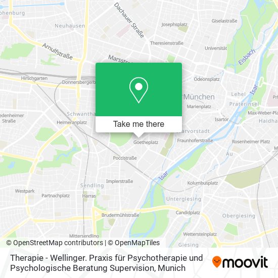 Therapie - Wellinger. Praxis für Psychotherapie und Psychologische Beratung Supervision map