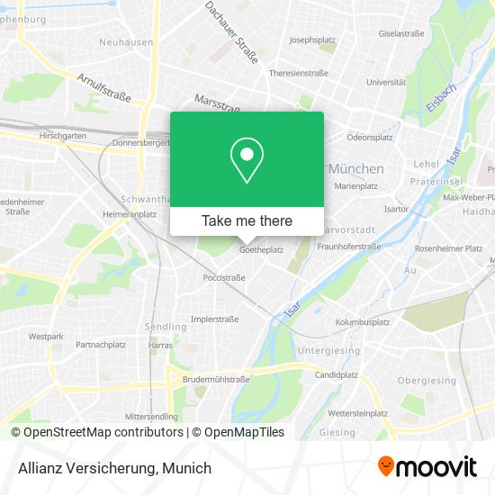 Allianz Versicherung map