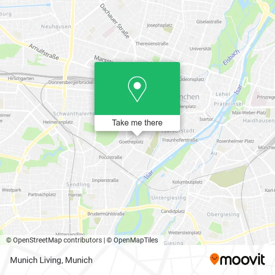 Карта Munich Living
