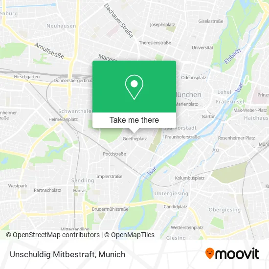 Карта Unschuldig Mitbestraft