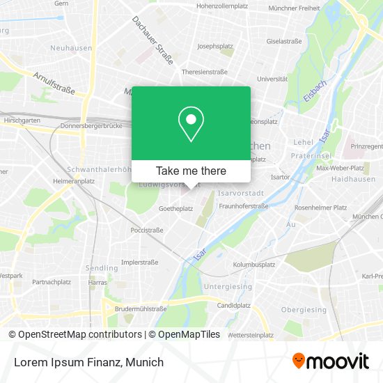 Lorem Ipsum Finanz map