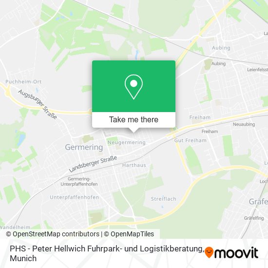 Карта PHS - Peter Hellwich Fuhrpark- und Logistikberatung
