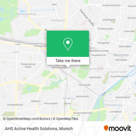 AHS Active Health Solutions map