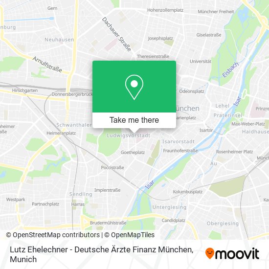 Lutz Ehelechner - Deutsche Ärzte Finanz München map