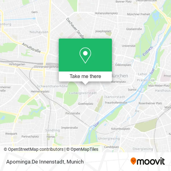 Карта Apominga.De Innenstadt