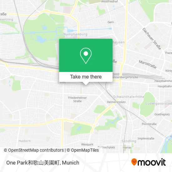 Карта One Park和歌山美園町
