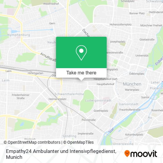 Empathy24 Ambulanter und Intensivpflegedienst map