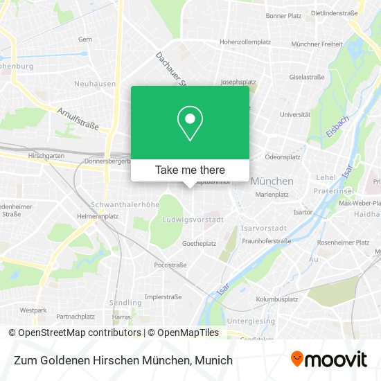 Карта Zum Goldenen Hirschen München