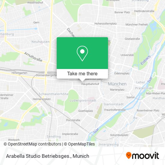 Arabella Studio Betriebsges. map