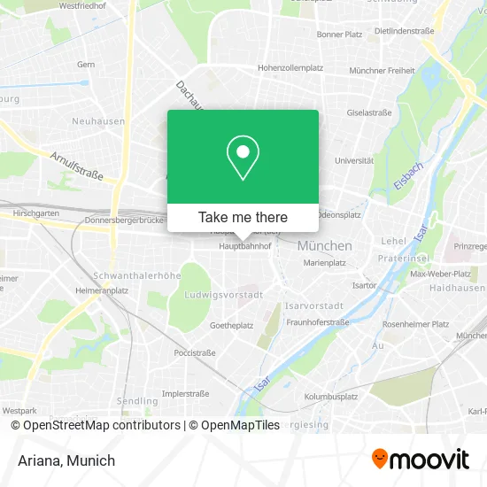 Ariana map