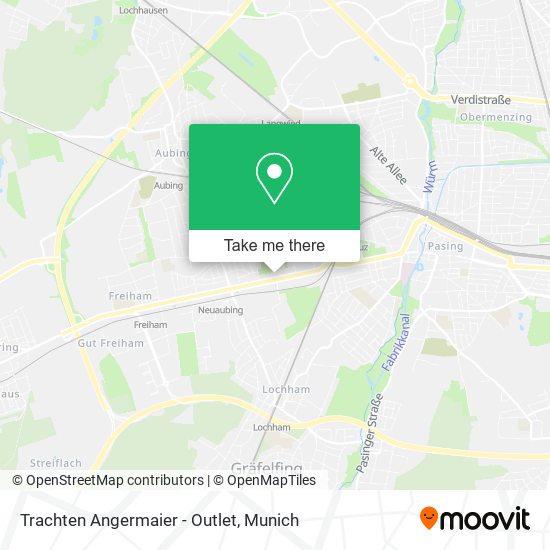 Trachten Angermaier - Outlet map