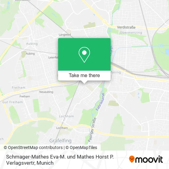 Карта Schmager-Mathes Eva-M. und Mathes Horst P. Verlagsvertr