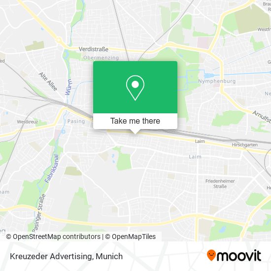 Kreuzeder Advertising map