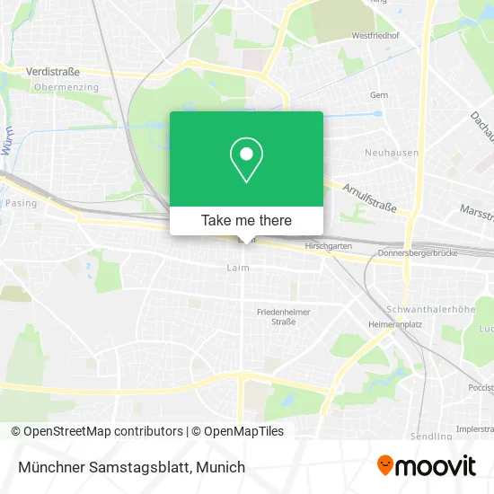 Карта Münchner Samstagsblatt