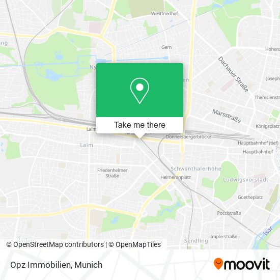 Opz Immobilien map