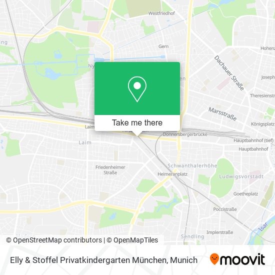 Карта Elly & Stoffel Privatkindergarten München