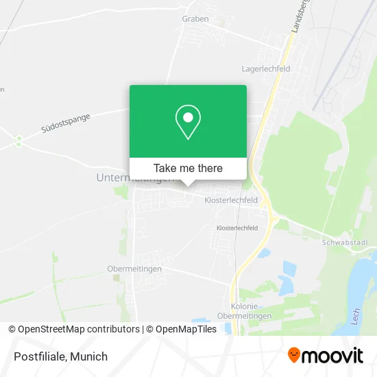 Карта Postfiliale