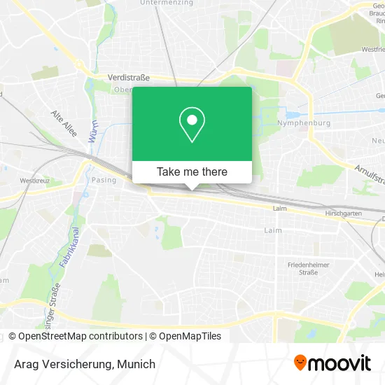 Карта Arag Versicherung