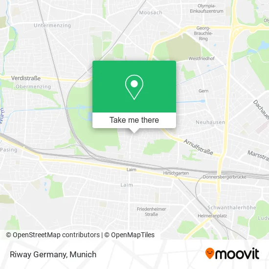 Карта Riway Germany