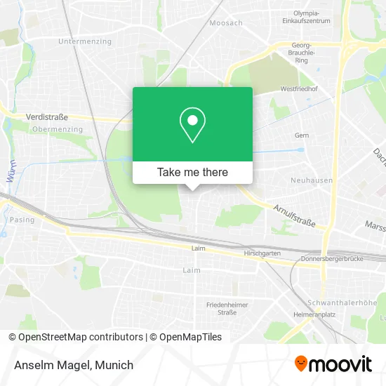 Карта Anselm Magel