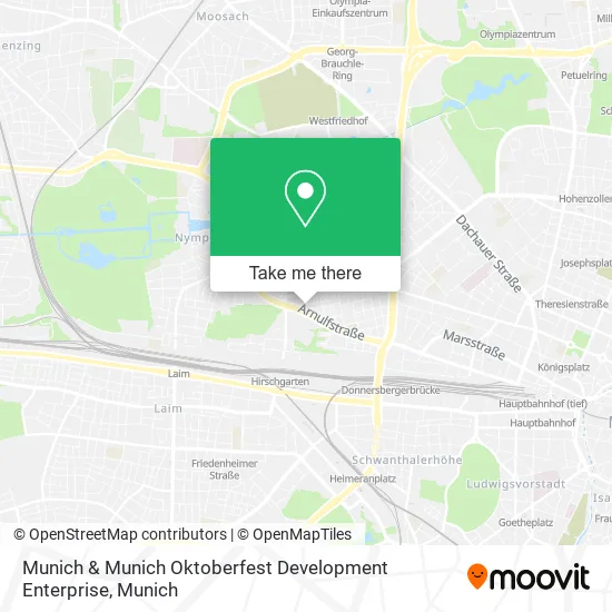 Карта Munich & Munich Oktoberfest Development Enterprise