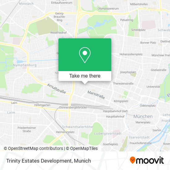 Trinity Estates Development map