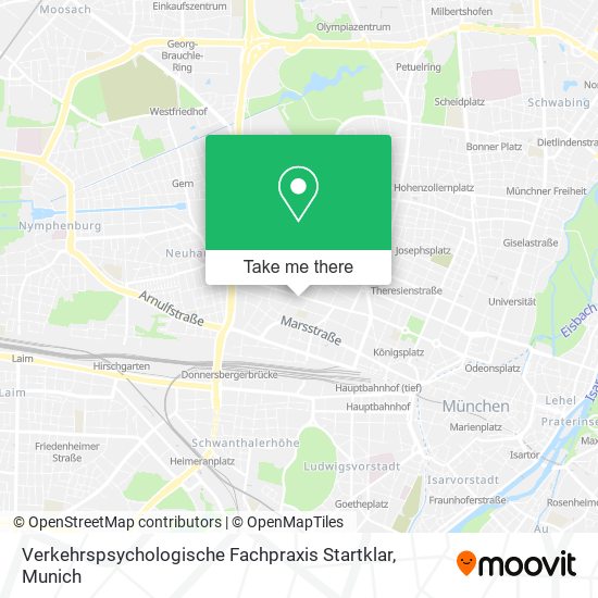 Verkehrspsychologische Fachpraxis Startklar map