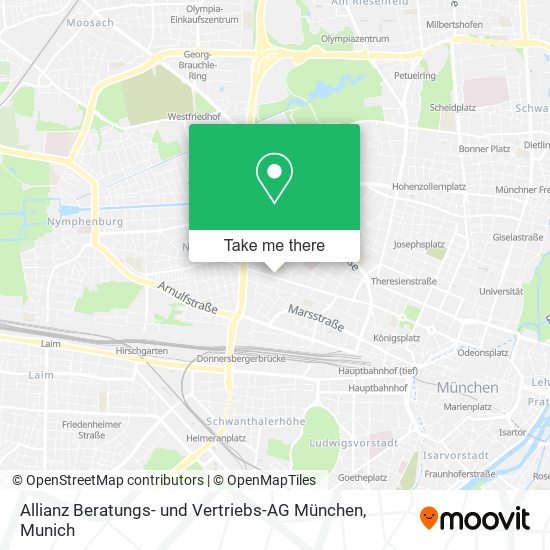 Allianz Beratungs- und Vertriebs-AG München map