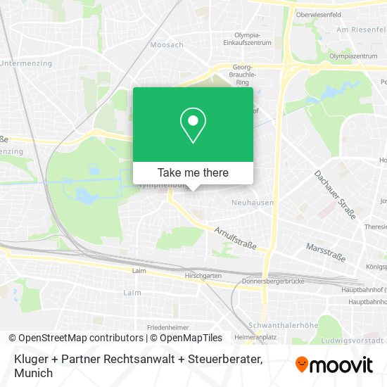 Карта Kluger + Partner Rechtsanwalt + Steuerberater