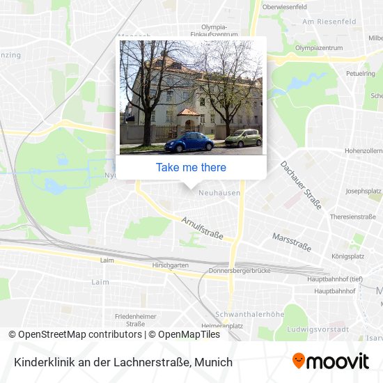 Kinderklinik an der Lachnerstraße map