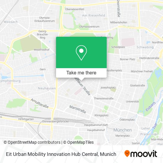 Eit Urban Mobility Innovation Hub Central map