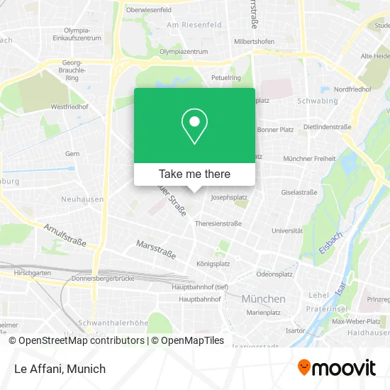 Карта Le Affani